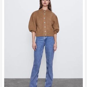 JEWEL BUTTON WOOL BLEND JACKET